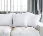 Utopia Bedding Throw Pillows (Set of 4, White) – 24 x 24 Inches Down Alternative Pillows for Bed, Sofa, and Couch - Fluffy Decorative Stuffer Pillow for Indoors & Outdoors