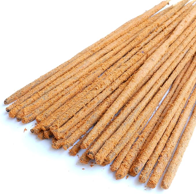 Indian Temple Incense Sticks - Artisan Luxury Masala Incense - Handmade Long-Burning Incense 20+ Sticks - Divine Scent for Home & Meditation