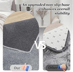 Fluffy 5x7 Area Rugs for Living Room Bedroom: Ultra Soft Shag Rug Non-Slip Non-Shedding Small Plush Bedside Rug Indoor Floor Carpets for Kids Room Playroom Entryway Nursery Dorms Home Decor Gray