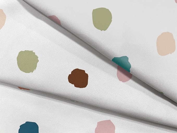 Teacher Created Resources Everyone is Welcome Painted Dots Creative Class Fabric for Classroom Bulletin Boards, Pillows, Curtains, and Crafts