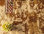 Unique Loom Barista Collection Area Rug - Arusha (8' x 10' Rectangle Beige/Black)