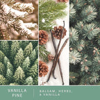 ScentSationals Vanilla Pine Scented Wax Melts - Balsam, Herbs & Vanilla, 10oz (24 Cubes)