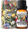 HIQILI White Tea & Citrus Diffuser Oil, Hotel Collection Scented Fragrance Oil for Ultrasonic Diffuser, Relaxing Aromatherapy, Home & Office - 0.34 Fl Oz