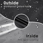 Under Desk Elliptical Cover - Oxford PVC Waterproof & Ellipse Leg Exerciser Case Compatible with YOSUDA YSD-ME/ANCHEER Under Desk Elliptical Machine (Black)