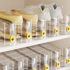 Shoe Slots Organizer for Closet, Shoe Stacker Organizer Double Layer Stack Shoe Rack, Shoe Display Shelf 50% Space Saver Storage Holder for Closet, 36 PACK