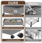 Under Bed Storage with Wheels, 2-Pack Under Bed Storage Containers with Clear Lids, XXL 65L Under the bed storage Organizer Bins, Rolling Under Bed Metal Drawer for Clothes,Shoes,Toys (Gray, 2-Pack)