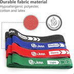 Fittest Pro by Limm Resistance Bands for Legs and Butt, Fabric Exercise Loop Bands Yoga, Pilates, Rehab, Fitness and Home Workout, Strength Bands for Booty