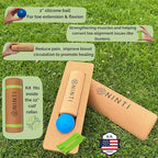 Ninti Balance Board - Premium Cork Balancing Board & Foot Strengthener for Enhanced Foot Function | Unique Design for Balance Stability & Foot Strength | Improve Mobility & Prevent Falls | Balance Trainer | USA Owned