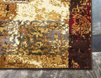 Unique Loom Barista Collection Area Rug - Arusha (8' x 10' Rectangle Beige/Black)
