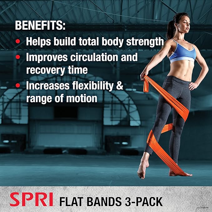 SPRI Flat Bands 3-Pack -