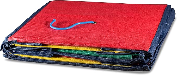Handy Laundry Daily Activity Kids Closet Organizer, 11" X 11" X 48", Prepare & Organize a Week's Worth of Your Children's Clothing, Shoes and After School Activities, Hangs Directly on The Closet Rod