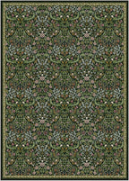 Moynesa Floral 10x14 Area Rugs for Living Room, Green Extra Large Rug for Bedroom Boho Washable Dining Room Rug, Non Slip Ultra Thin Soft Floor Carpet for Home Office Farmhouse, Green