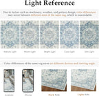Blue Area Rug 2x3 Washable Vintage Small Carpet for Entryway Kitchen Soft Retro Low Pile Thin Door Mat Non Slip Oriental Medallion Throw Rug for Bathroom Office Bedroom Dining Room