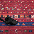 Keen Home Design 6x9 Rug - Machine Washable Area Rug with Non-Slip Backing, Ideal for Living Room, Dining Room, Bedroom - Vintage, Easy Clean, Durable, Low Pile Rug - (6' x 9')