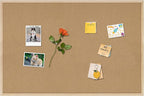 DAHAPYBOO Cork Board Bulletin Board,36x24 Cork Board for Office with Pin Oak Wood Boards,Message Board or Vision Board Decoration.