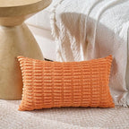 Fancy Homi 4 Packs Decorative Throw Pillow Covers for Living Room Couch Bed, Modern Farmhouse Boho Home Décor Accent Cushion Case, 24" x 16", Burnt Orange Series