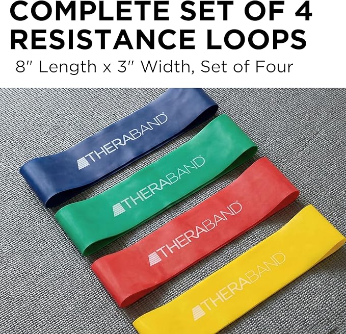 THERABAND Resistance Band Loop Set