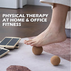 Foot & Ankle Strengthener Kit – Ankle Balance Board for Strength, Stability, Mobility & Injury Recovery – Complete Set with Beginner & Advanced Bars, 2 sizes Cork Balls, Manual & Carry Bag