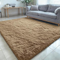 OLANLY 5x8 Machine Washable Large Area Rugs for Living Room, Bedroom, Soft Fluffy Shaggy Bedside Rug, Indoor Floor Carpet for Kids Girls and Boys, Dorms, Nursery, Home Decor Aesthetic, Taupe