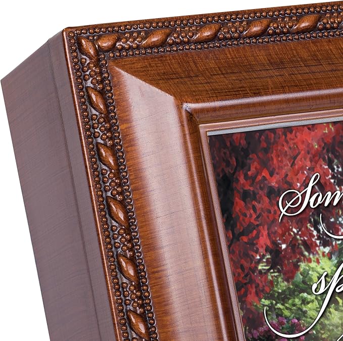 Cottage Garden Gazebo Some People Make World Special Woodgrain Rope Trim Jewelry Music Box Plays Wonderful World