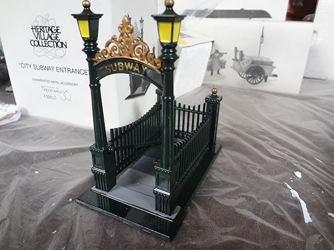 Dept. 56 Christmas in The City City Subway Entrance #55417