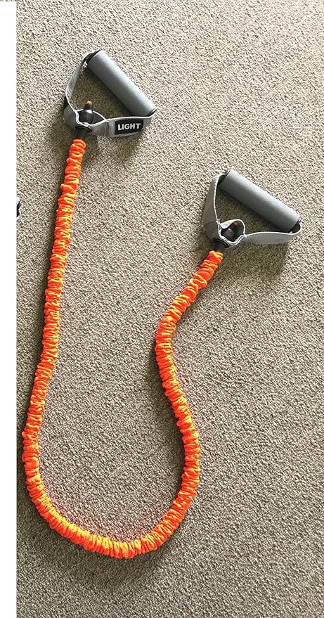 Therapist's Choice® Fabric Covered, 48" Long Resistance Tubes, Fitness Exercise Workout Tubes for Yoga Pilates Crossfit Gym
