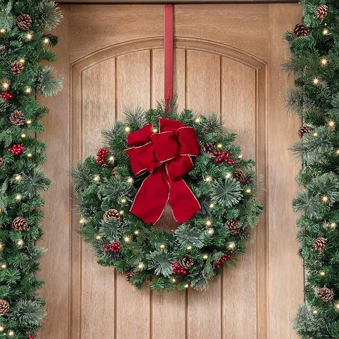 Haute Decor Adjustable Length Wreath Hanger - 20 Lb. Capacity