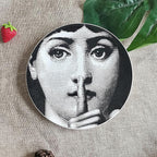 Decorative Plates Handmade Ceramic Ornament for Home&Office Wall Decors (with Hanger) (F9)