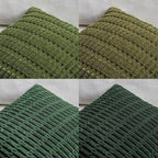 Fancy Homi 4 Packs Decorative Throw Pillow Covers for Living Room Couch Bed, Modern Farmhouse Boho Home Décor Accent Cushion Case, 20" x 12", Green Series