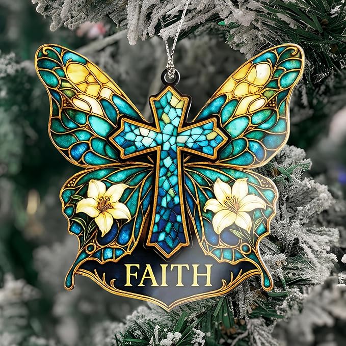 Butterfly Gifts for Women – Butterfly Suncatcher Inspirational Spiritual Gifts for Women 2026 for Christmas Mothes Day, Christian Gift Religious Gift Women Birthday Gifts, Valentines, Mothers Day