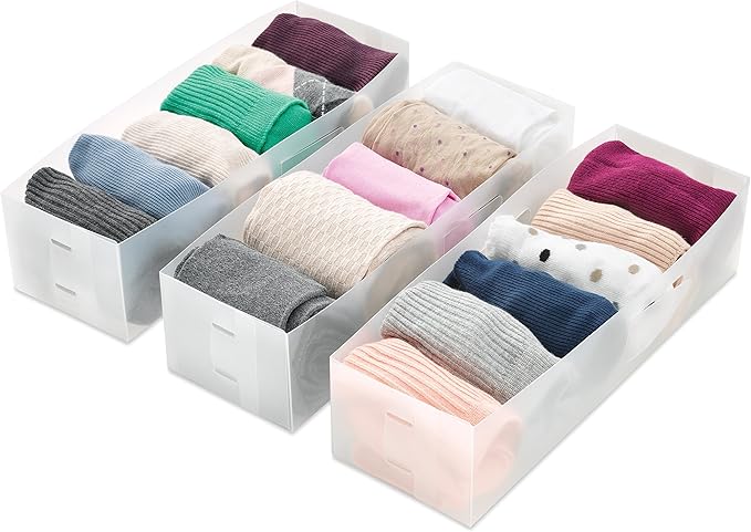 Whitmor Drawer Organizers, Small, S/3 (Pack of 2)