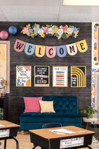 Teacher Created Resources Wonderfully Wild Deep Rose Creative Class Fabric for Classroom Bulletin Boards, Pillows, Curtains, and Crafts