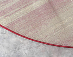 Unique Loom Barista Collection Area Rug - Timor (4' 1" Round, Multi/ Red)