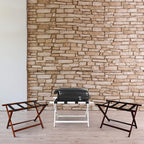 Heavy Duty 30" Extra Wide Luggage Rack-Espresso