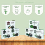 TRUMIRI Leafy Incense Cones - Variety Pack - Total 60 Cone Incense (6 Scents x 10 Conos) - Citronella Lemongrass Eucalyptus Peppermint Cedar Pine - Cone Incense Scents - Insense Cones - Incent Cone