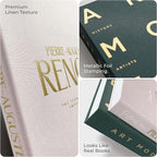 Decorative Books for Home Decor – Green & Pink Linen Faux Books for Decoration: Aesthetic Fake Book Shelf, Living Room, Mantle, Entryway & Coffee Table Decor – Stack Faux Book Storage Box, Set of 2