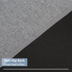 Faux Linen Armchair Caddy for Couch Remote Control Holder Non-slip Sofa Armset Organizer Caddy Storage for Recliner Couch 6 Pocket for Magazine 35"x19.5" Grey Linen 1 Piece