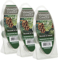 Yankee Candle Scented Wax Melts for Wax Warmers, Long Lasting Home Fragrance, Odor Eliminating_Wax Cubes, Balsam & Cedar, 6 Count (Pack of 36)