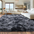 9x12 Area Rug for Living Room, Ultra Soft Large Shag Rug for Bedroom, Upgrade Non-Slip Plush Modern Fluffy Carpet for Kids Boys Girls Room Home Decor Aesthetic, Dark Grey