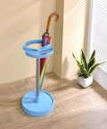 Kings Brand Furniture - Bromna Umbrella Stand Rack, Free Standing Umbrella Holder, Blue
