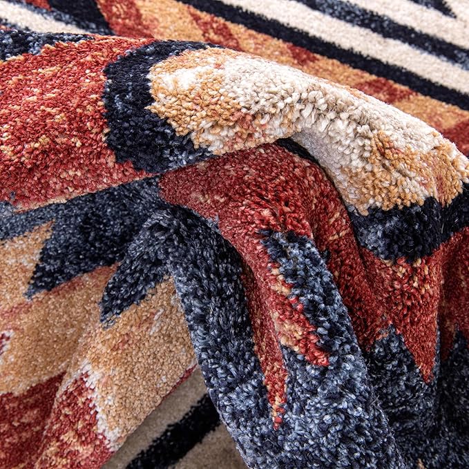 Well Woven Tulsa Lea Crimson Traditional Southwestern Tribal (2'7" x 9'10") Runner Rug