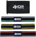 4KOR Fitness Resistance Loop Band Set, Perfect for Crossfit, Yoga, Physical Therapy, and Booty Building