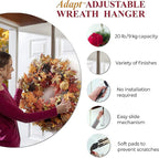 Haute Decor Adjustable Length Wreath Hanger - 20 Lb. Capacity