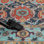 Keen Home Design 3x5 Rug - Machine Washable Entry Rug with Non-Slip Backing, Ideal for Enteryway, Kitchen, Bathroom, Laundry Room - Vintage, Easy Clean, Durable, Low Pile Rug - (3' x 5')