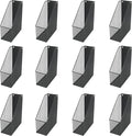 YBM HOME Mesh Steel Magazine File Holder (12, Black)