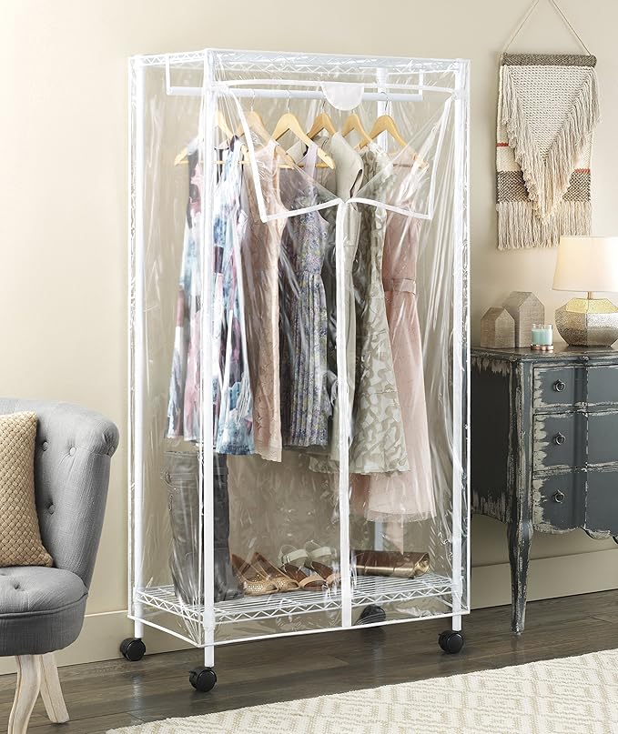 Whitmor Modern Industrial Wardrobe
