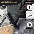 Vacuum Storage Bags 10 Pack with Hand Pump – Space Saver Compression Bags for Clothes, Bedding, Travel & Home Storage