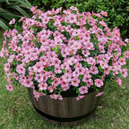 Lnoicy 20 Bundles Artificial Flowers for Outdoor Fake Plants for Spring Decoration,Faux Eucalyptus Flowers for Planter UV Resistant Lifelike for Home Porch Garden（Pink）