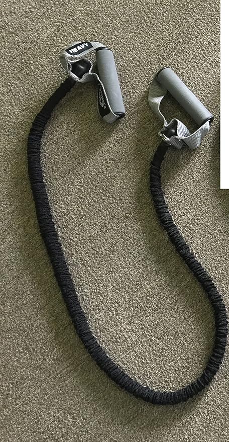 Therapist's Choice® Fabric Covered, 48" Long Resistance Tubes, Fitness Exercise Workout Tubes for Yoga Pilates Crossfit Gym