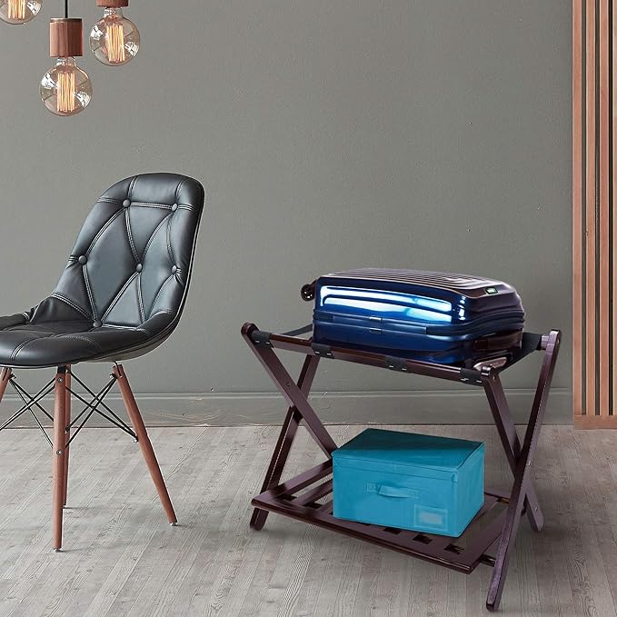 Casual Home Luggage Rack, Espresso
